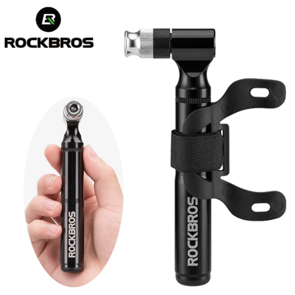 Pompă pentru biciclete Rockbros JG-PB-11 Black Gray Black Gray photo 2