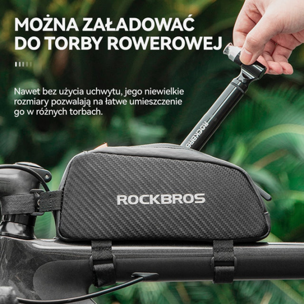 Pompă pentru biciclete Rockbros JG-PB-11 Black Gray Black Gray photo 5