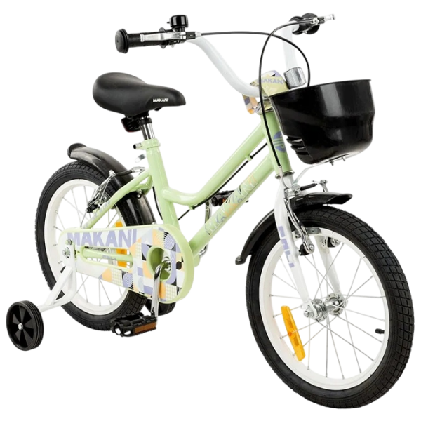 Bicicletă Makani Pali Green 16" Green White Metal / Pentru copii photo 1
