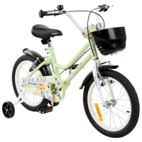 Bicicletă Makani Pali Green 16" Green White Metal / Pentru copii