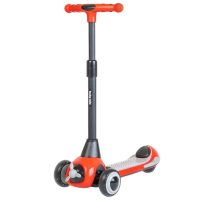 Trotinetă pentru copii cu trei roți Baby Mix 55485 (8596164153802) Red 3 ani, , Din PU