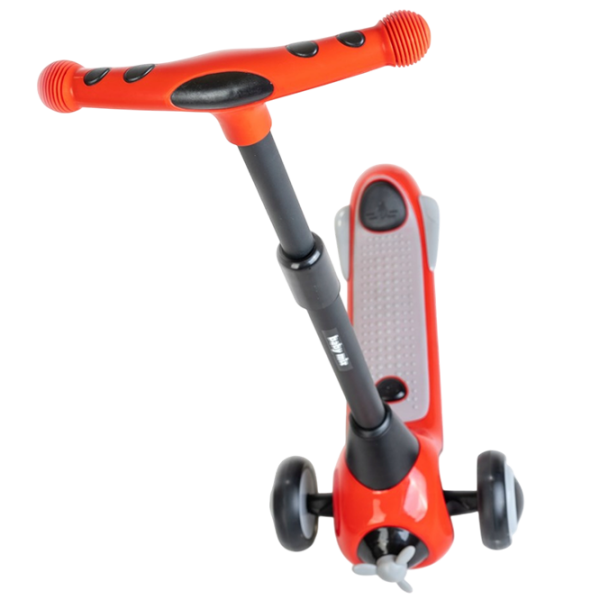 Детский трёхколёсный самокат Baby Mix 55485 (8596164153802) Красный 3 года, , Полиуретановые photo 6