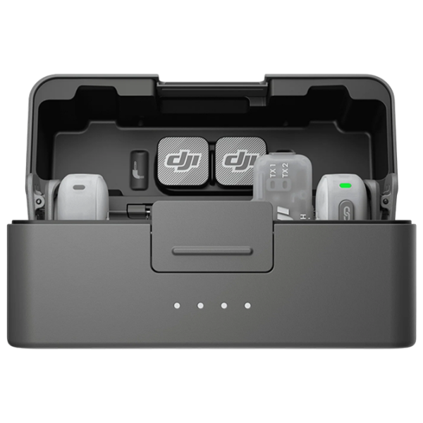 Microfon DJI Mic Mini 2 (2 TX + 1 Mobile RX + Charging Case) Black  photo 1