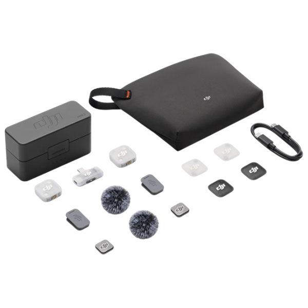 Microfon DJI Mic Mini 2 (2 TX + 1 Mobile RX + Charging Case) Black  photo 12