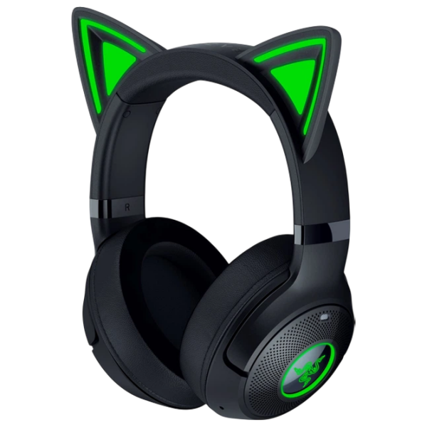 Căști Razer Kraken Kitty Edition V2 Black Fără fir / Gaming / Over the ear photo 1
