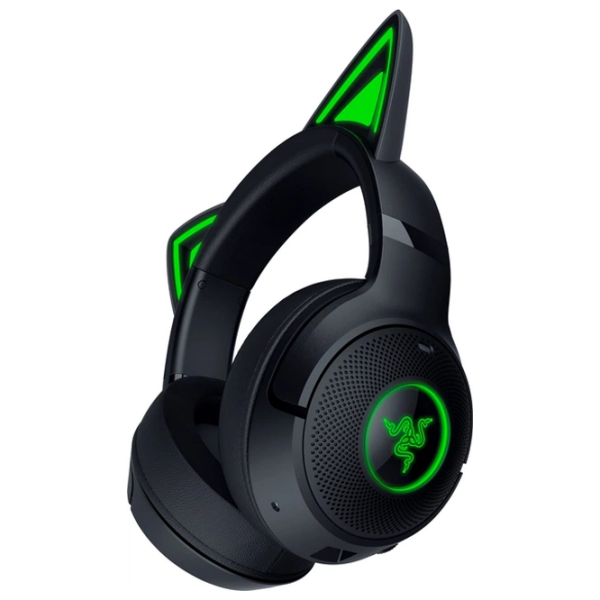 Căști Razer Kraken Kitty Edition V2 Black Fără fir / Gaming / Over the ear photo 2