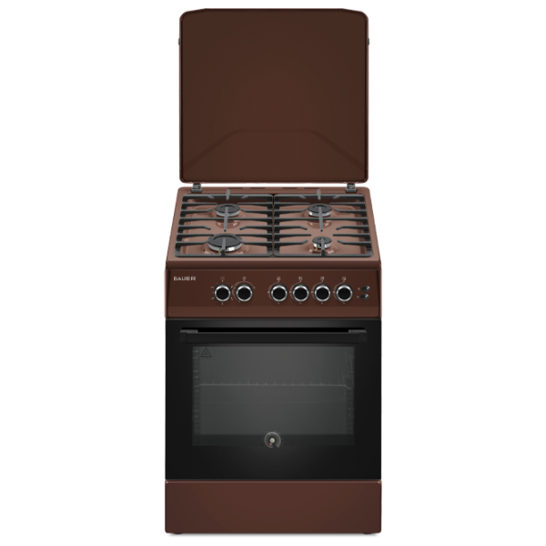 Aragaz Bauer TG 6640 BICGTF Brown Tipul plitei: Pe gaz, 70 l, Tipul cuptorului: Pe gaz photo 1