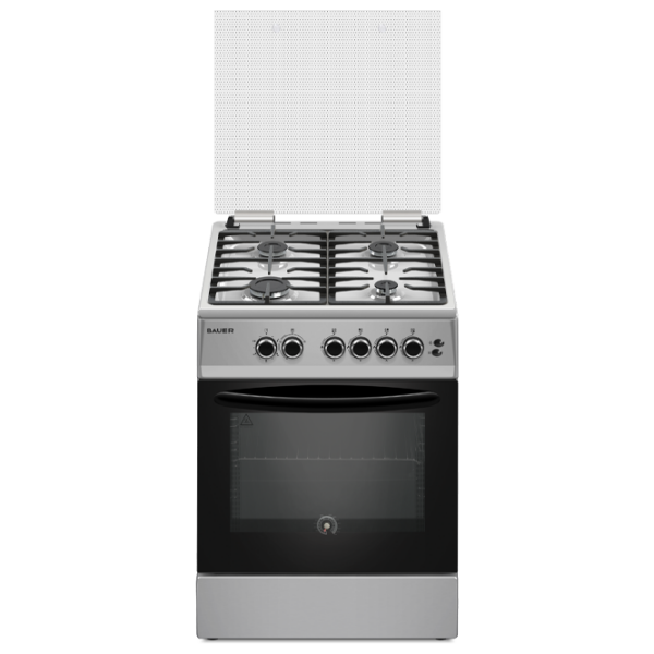 Aragaz Bauer TG 6640 IICGGTF Inox Tipul plitei: Pe gaz, 70 l, Tipul cuptorului: Pe gaz photo 1