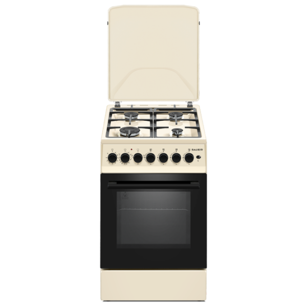 Плита Bauer TE 5640 BEICTT Бежевый Тип плиты: Газовая, 58 л, Тип духовки: Газовая photo 1