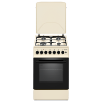 Плита Bauer TE 5640 BEICTT Бежевый Тип плиты: Газовая, 58 л, Тип духовки: Газовая