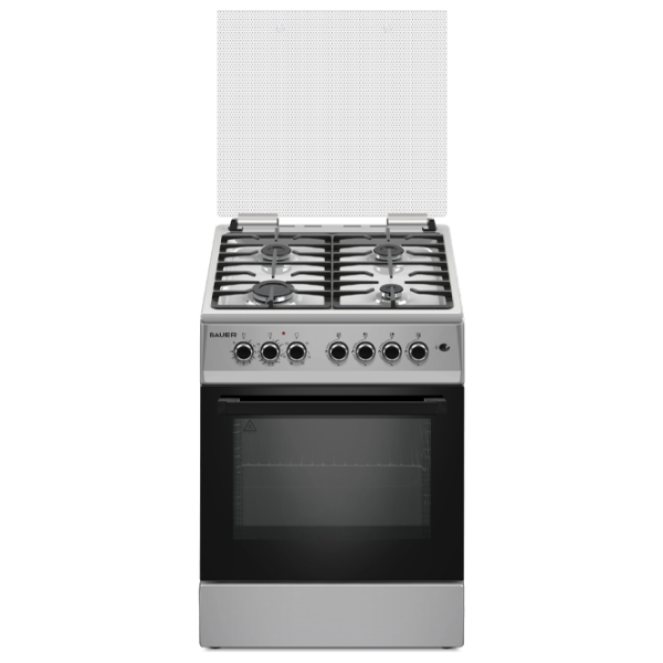 Aragaz Bauer TE 6640 IICGTTF Inox Tipul plitei: Pe gaz, 70 l, Tipul cuptorului: Pe gaz photo 1