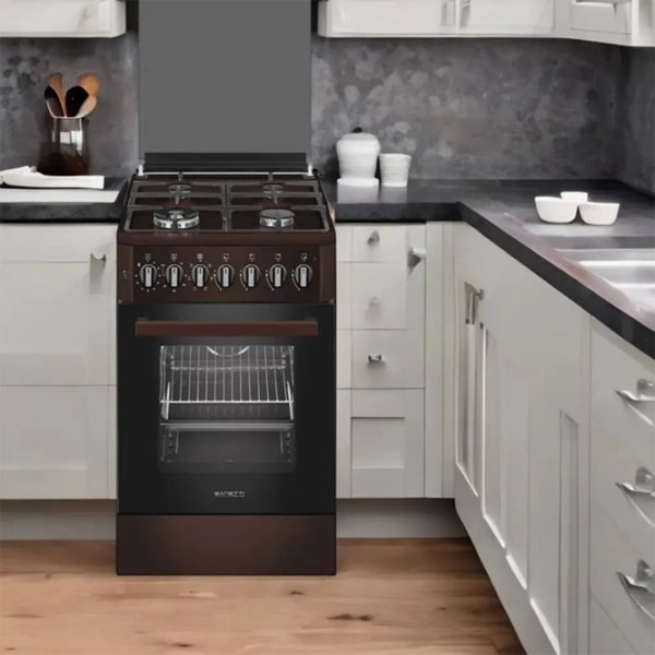 Aragaz Zanetti Z60 EBR Brown Tipul plitei: Pe gaz, 61 l, Tipul cuptorului: Electric photo 3