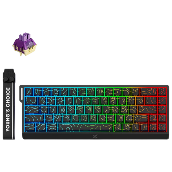 Tastatură Mchose Ace 68 Ultra Esports Black Gaming, Cu fir photo 1