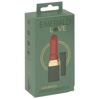 Вибратор Luxurious Lipstick Vibrator Emerald Love Зеленый 