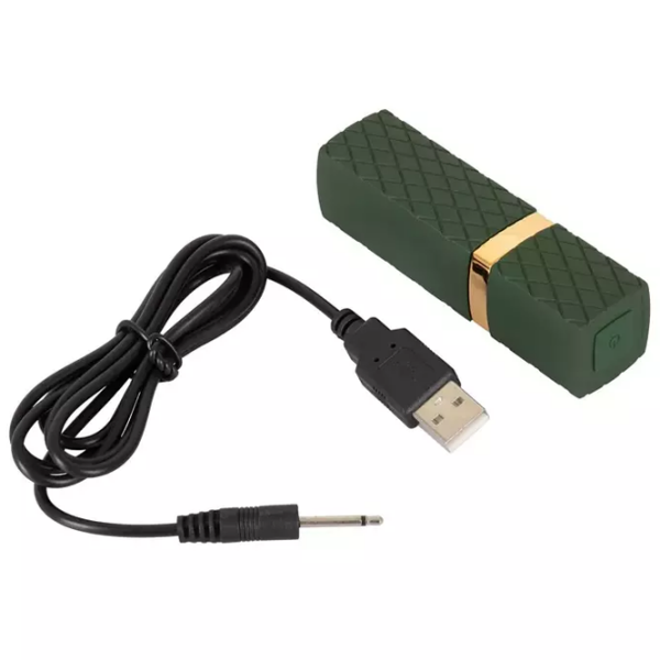 Вибратор Luxurious Lipstick Vibrator Emerald Love Зеленый  photo 8