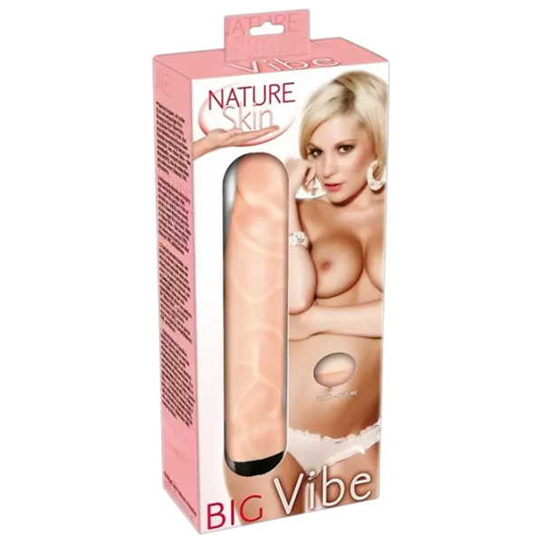 Вибратор Nature Skin Big Vibe Бежевый  photo 1
