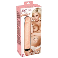 Вибратор Nature Skin Big Vibe Бежевый 