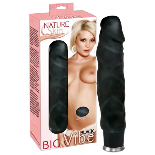 Vibrator Nature Skin Big Vibe Black  photo 1