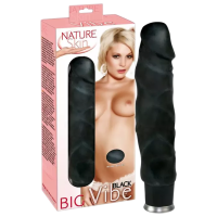 Вибратор Nature Skin Big Vibe Черный 