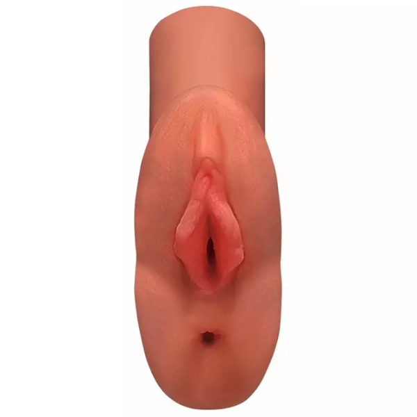 Мастурбатор PDX Plus Perfect Pussy: Double Stroker Бежевый  photo 2
