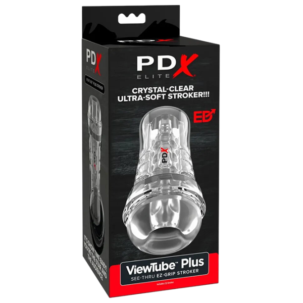 Мастурбатор PDX Elite ViewTube Plus Прозрачный  photo 1