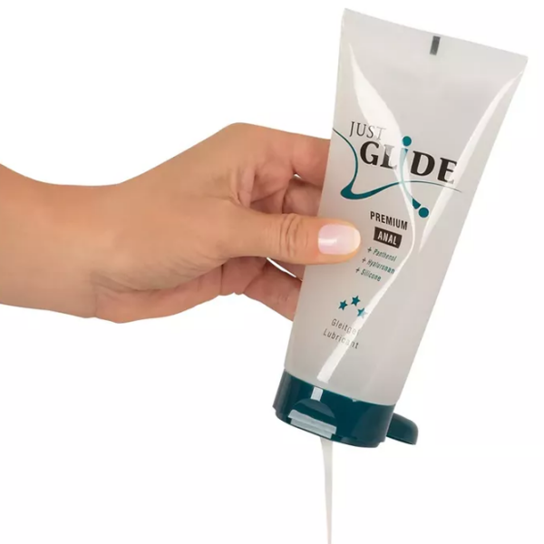 Lubrifiant Just Glide Premium Anal Fără miros 0.2l  photo 2