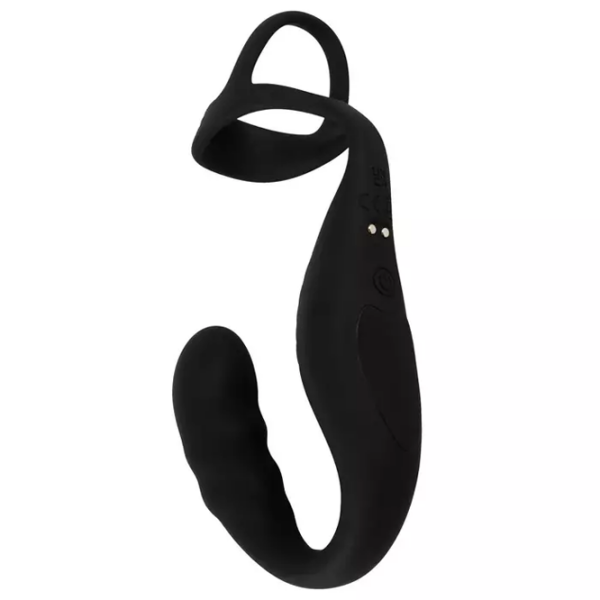Эрекционное кольцо Rebel Cock Ring with RC Prostate Plug Черный  photo 4