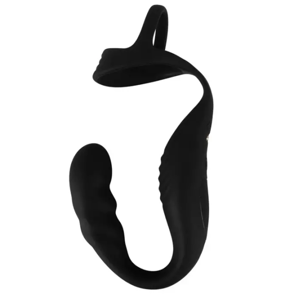 Эрекционное кольцо Rebel Cock Ring with RC Prostate Plug Черный  photo 5