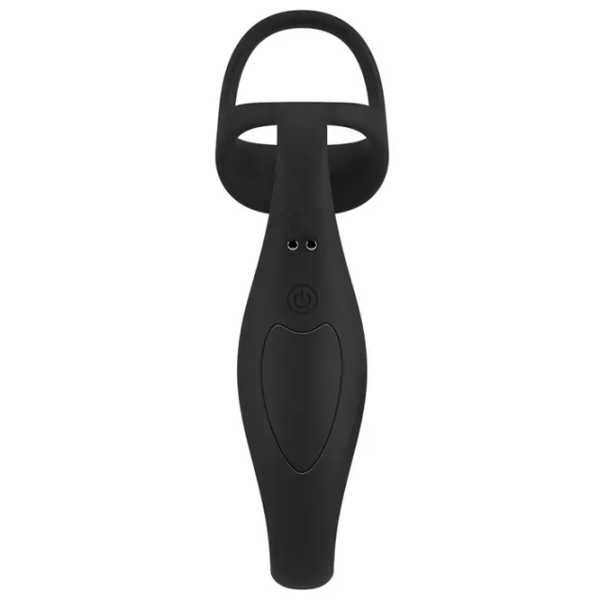 Эрекционное кольцо Rebel Cock Ring with RC Prostate Plug Черный  photo 6