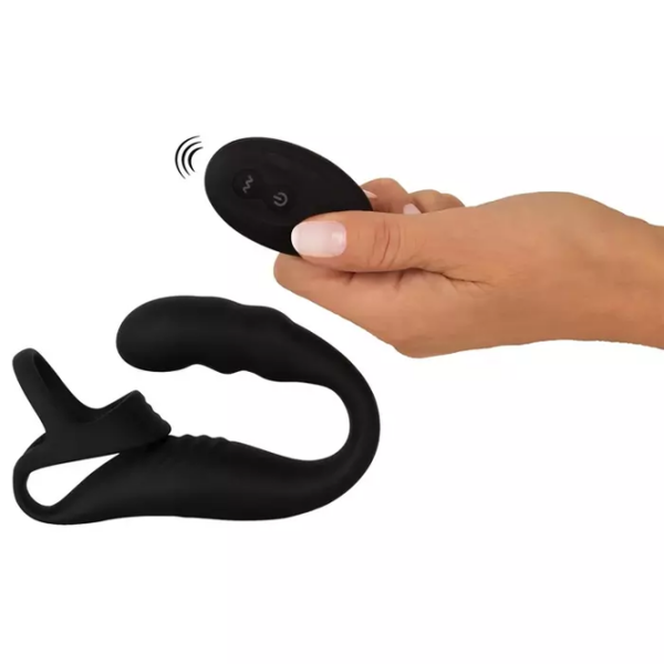 Эрекционное кольцо Rebel Cock Ring with RC Prostate Plug Черный  photo 9
