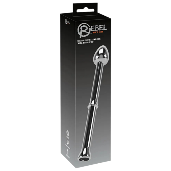 Вибратор Rebel Metal Milking Stick Серый  photo 1