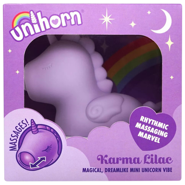 Вибратор Unicorn Karma Lilac Пурпурный  photo 1