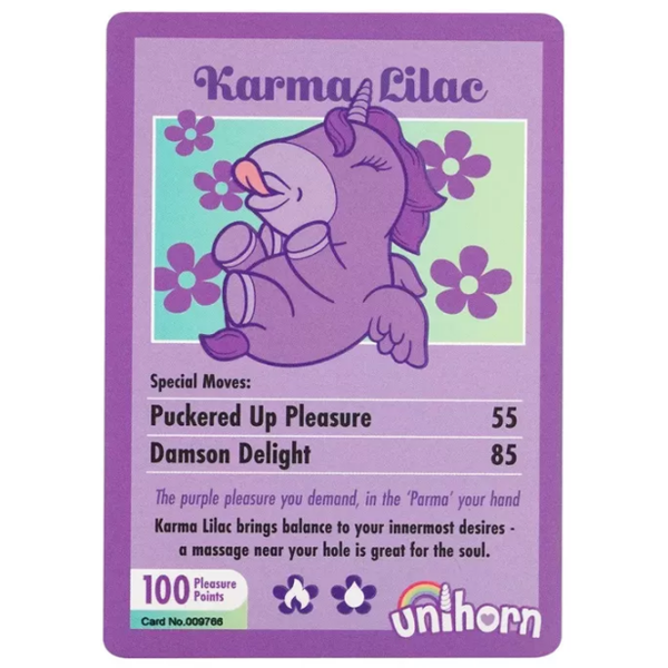 Вибратор Unicorn Karma Lilac Пурпурный  photo 4