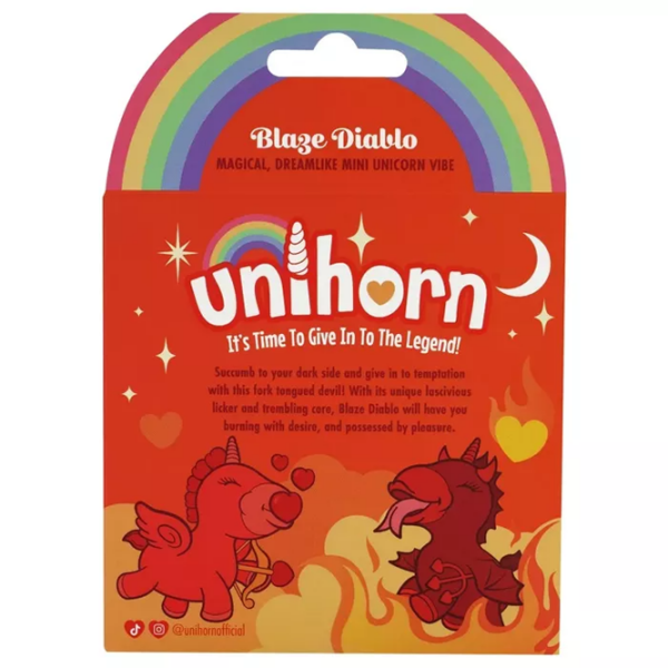 Вибратор Unicorn Blaze Diablo Красный  photo 7