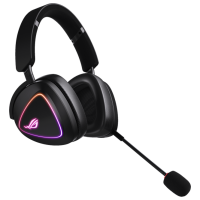 Наушники Asus ROG Delta II Черный Беспроводные + Проводные / Игровой / Полноразмерные