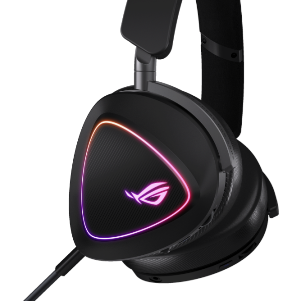 Наушники Asus ROG Delta II Черный Беспроводные + Проводные / Игровой / Полноразмерные photo 2