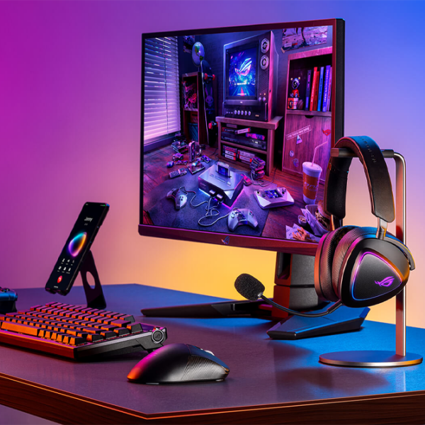 Наушники Asus ROG Delta II Черный Беспроводные + Проводные / Игровой / Полноразмерные photo 7