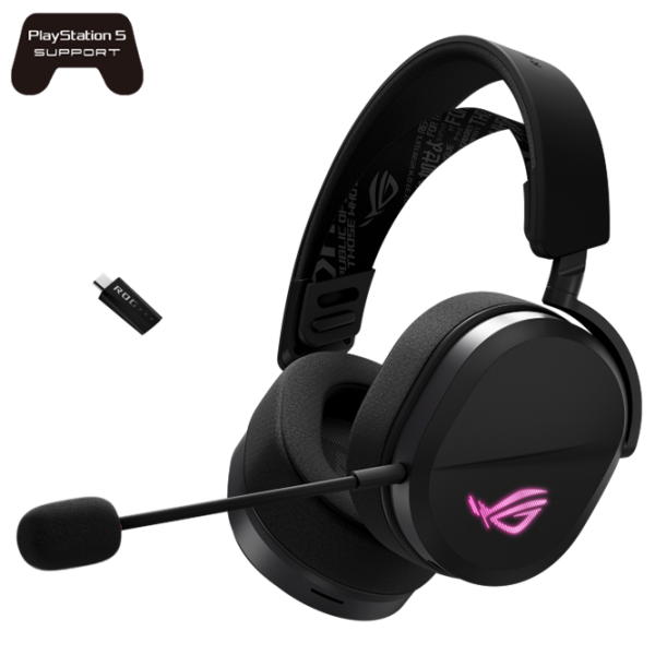 Наушники Asus ROG Pelta A501 Черный Беспроводные / Игровой / Полноразмерные photo 2