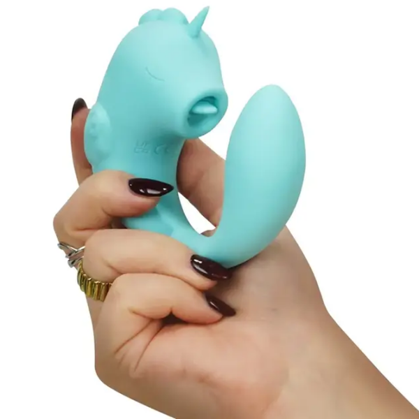 Вибратор Unicorn C-Horse Ocean Peak Синий  photo 4