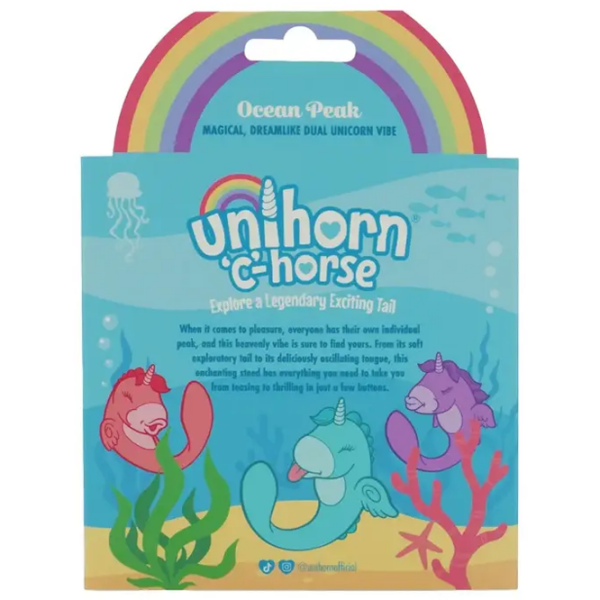 Вибратор Unicorn C-Horse Ocean Peak Синий  photo 9