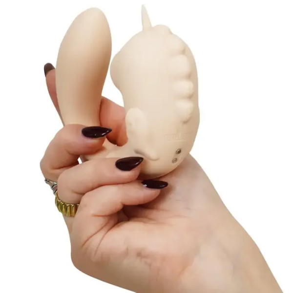 Вибратор Unicorn C-Horse Coral Throb Бежевый  photo 6