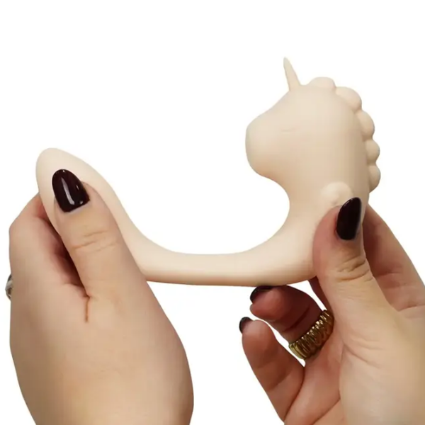 Вибратор Unicorn C-Horse Coral Throb Бежевый  photo 7
