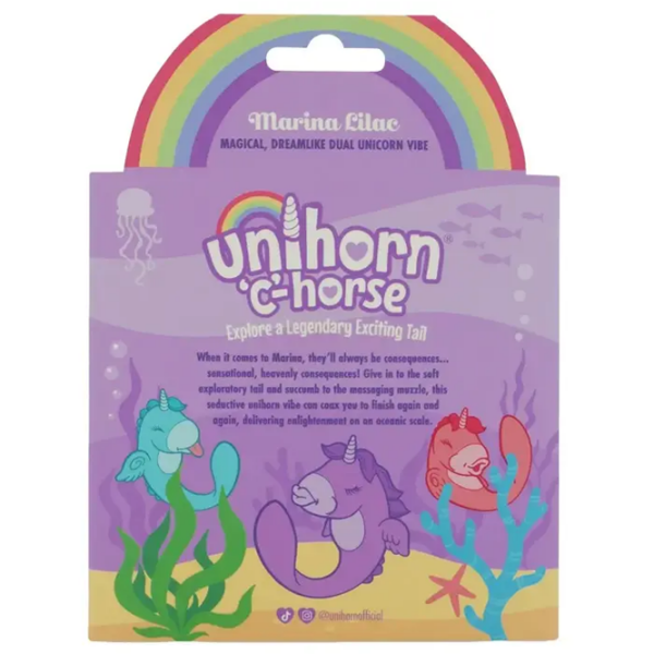 Вибратор Unicorn C-Horse Marina Lilac Пурпурный  photo 10