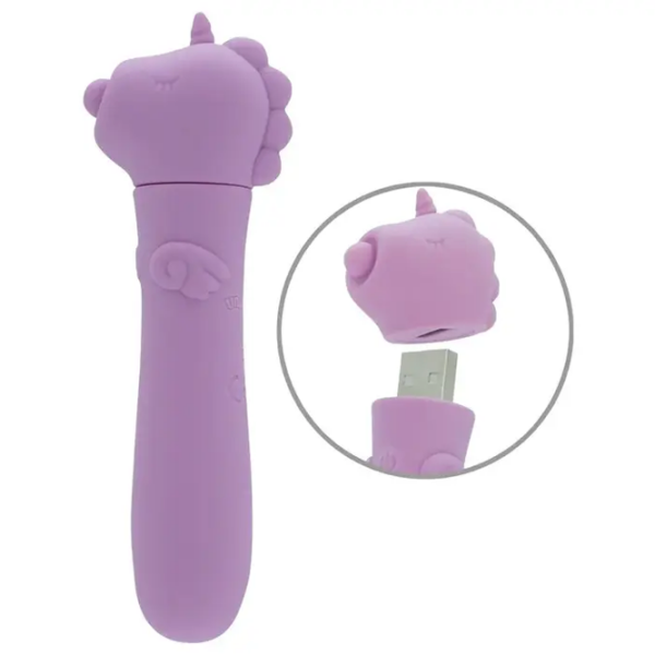 Vibrator Unicorn Mini USB Karma Lilac Purple  photo 3