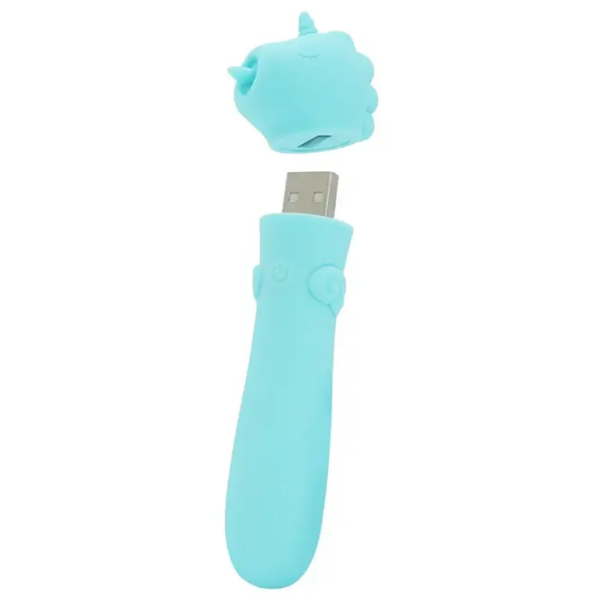 Вибратор Unicorn Mini USB Mount'n Peak Синий  photo 2