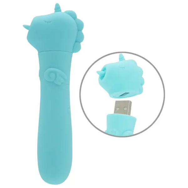 Вибратор Unicorn Mini USB Mount'n Peak Синий  photo 3