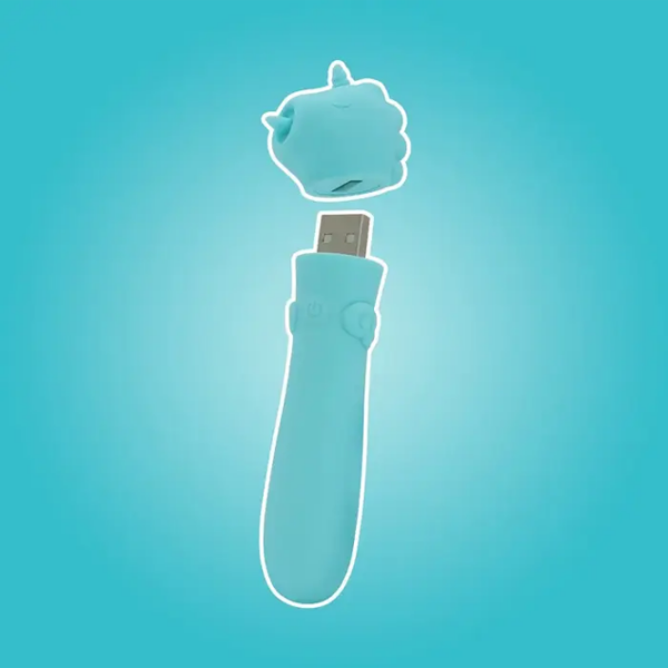 Вибратор Unicorn Mini USB Mount'n Peak Синий  photo 5
