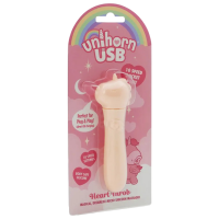 Вибратор Unicorn Mini USB Heart Throb Бежевый 