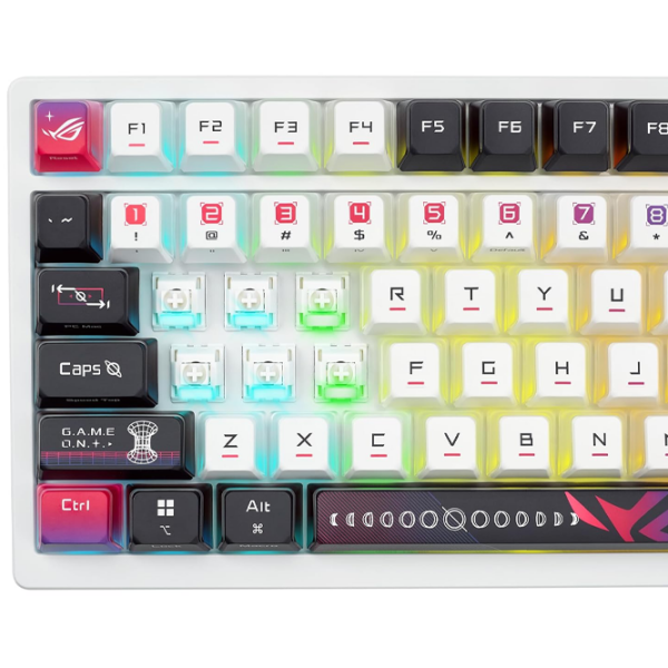 Клавиатура Asus ROG Azoth X Белый Игровой, Беспроводные photo 4