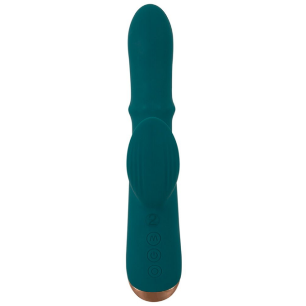 Вибратор You2Toys Thumping Rabbit Vibrator with Moving Ring Зеленый  photo 2